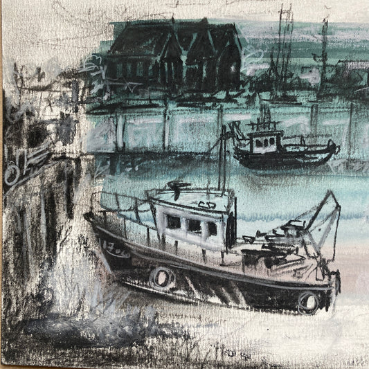 Whitstable Charcoal Sketch