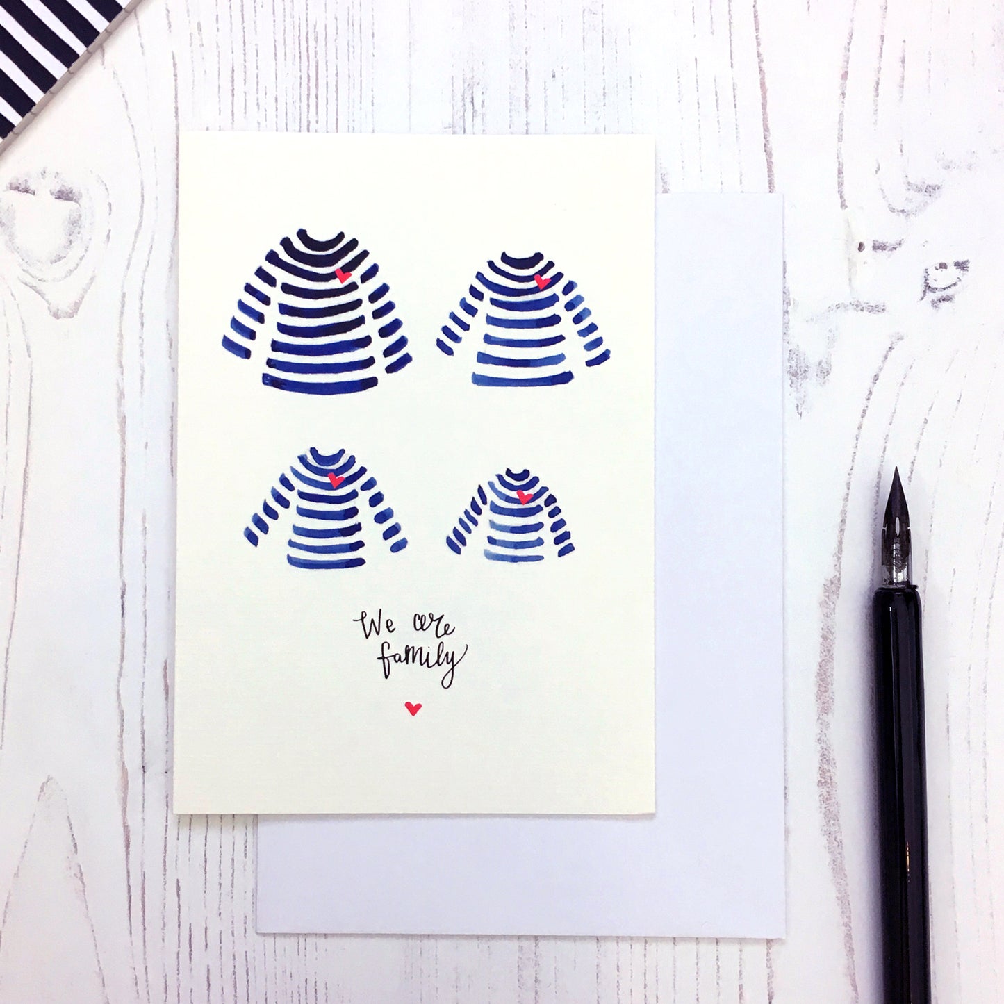 Breton We Are Family card © Betty Etiquette 2018