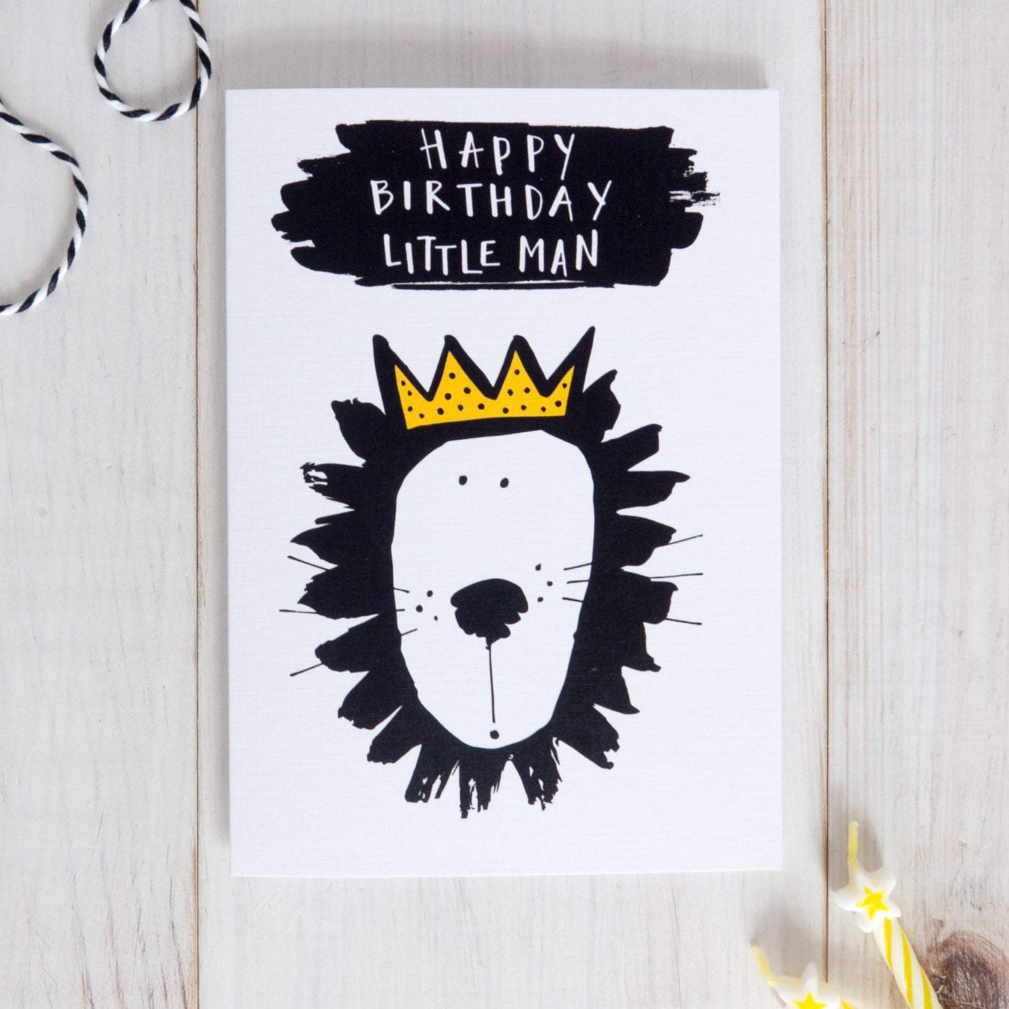 Birthday Lion Boy's Birthday Card