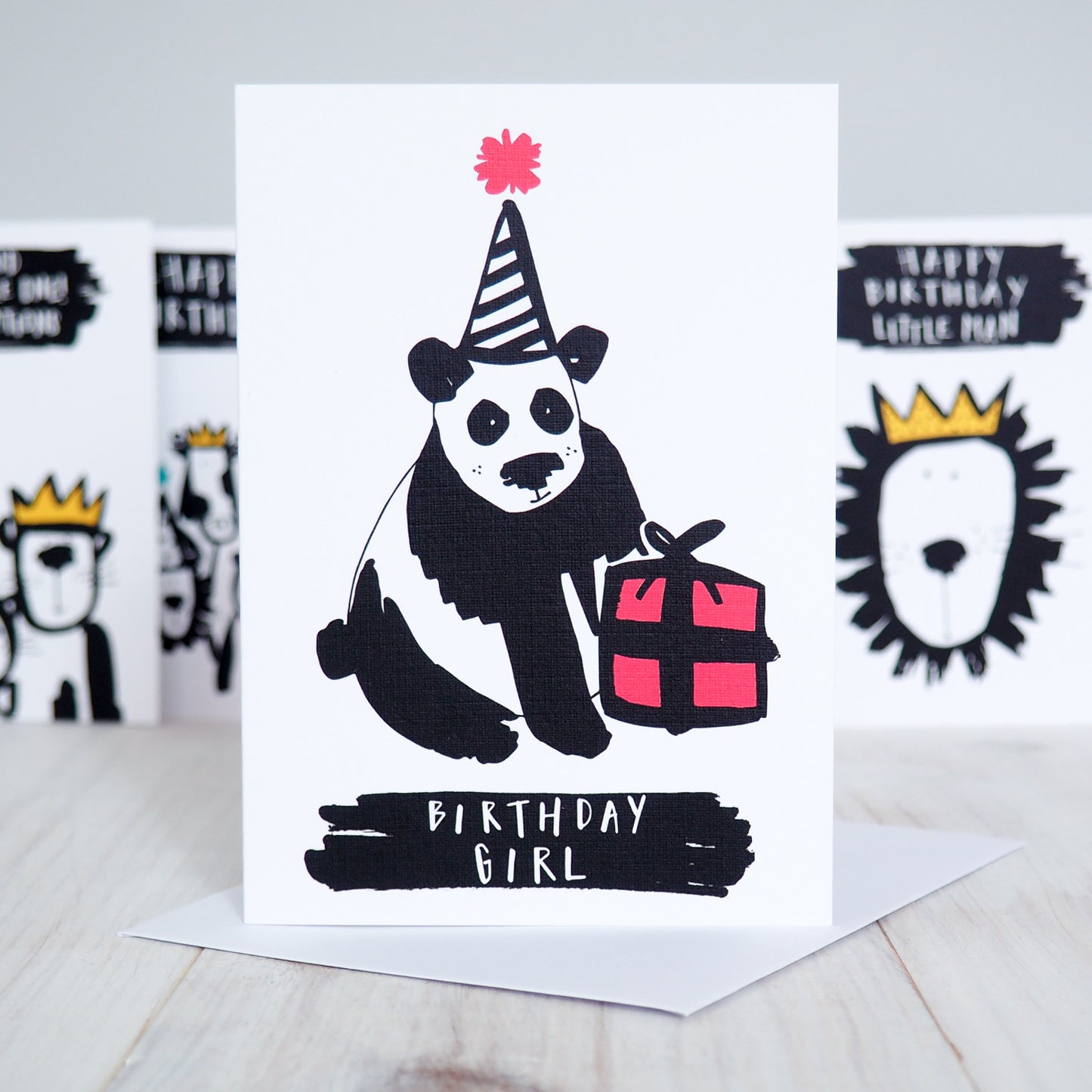 Birthday Girl Panda Birthday Card