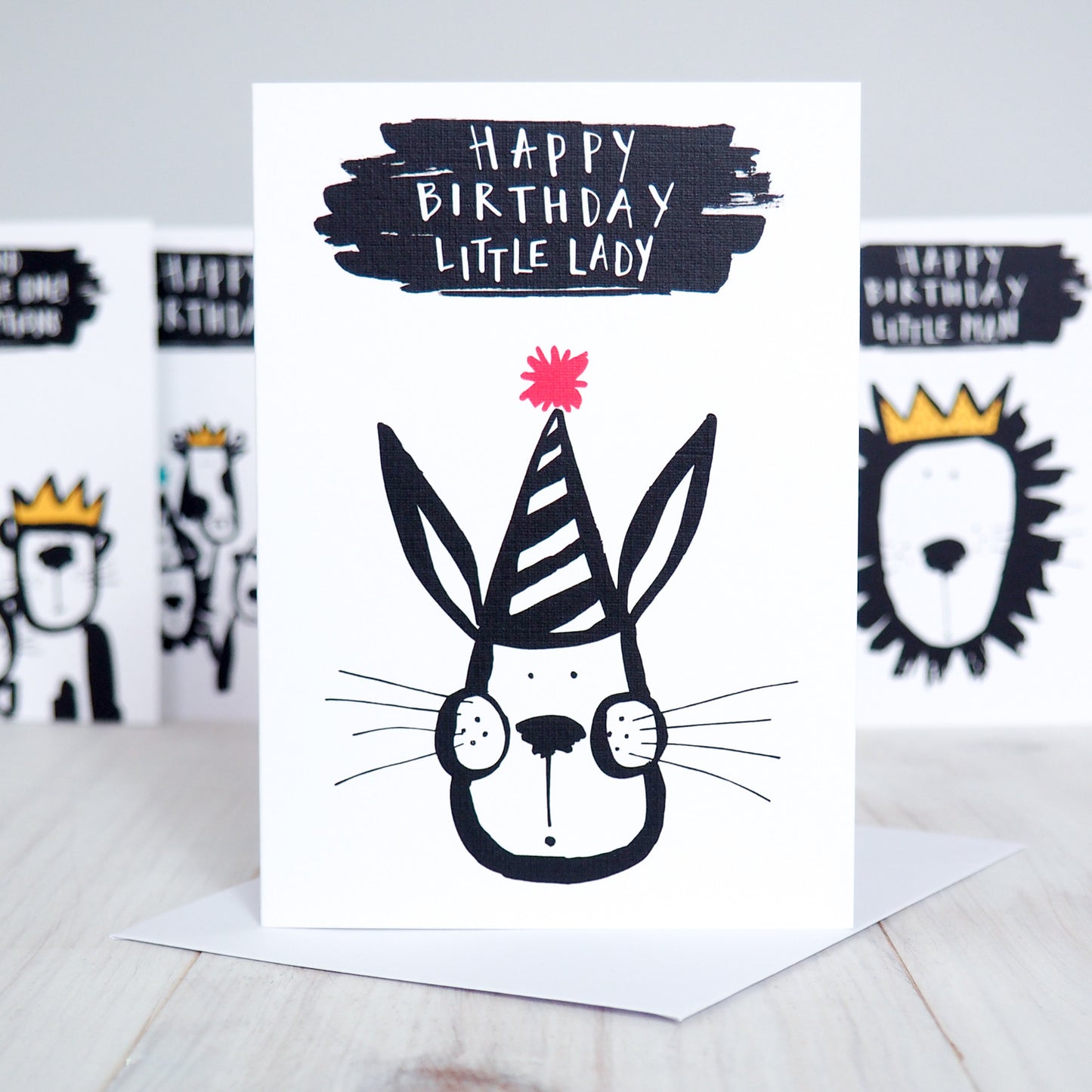 Birthday Bunny Girl's Birthday Card