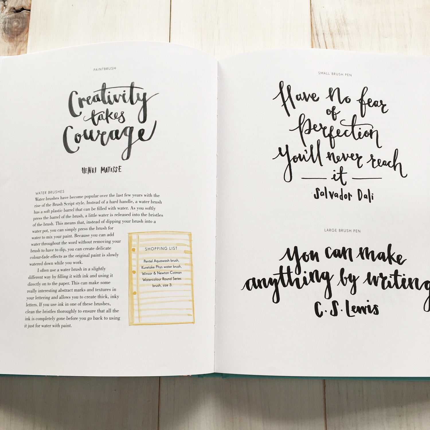 Modern Lettering: A Guide to Modern Calligraphy and Hand Lettering by Rebecca Cahill Roots © Betty Etiquette 2017
