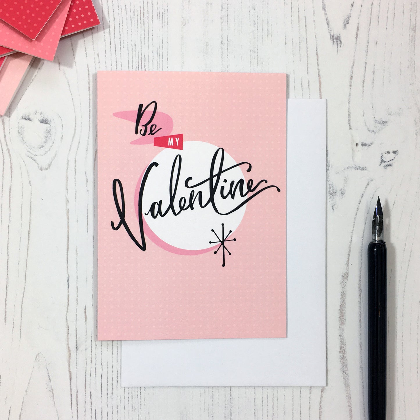 Be My Valentine Valentine's card © Betty Etiquette 2018