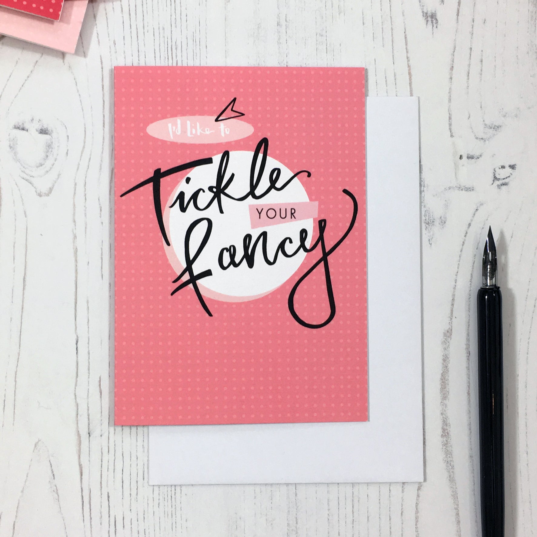 Tickle Your Fancy Valentine's card © Betty Etiquette 2018