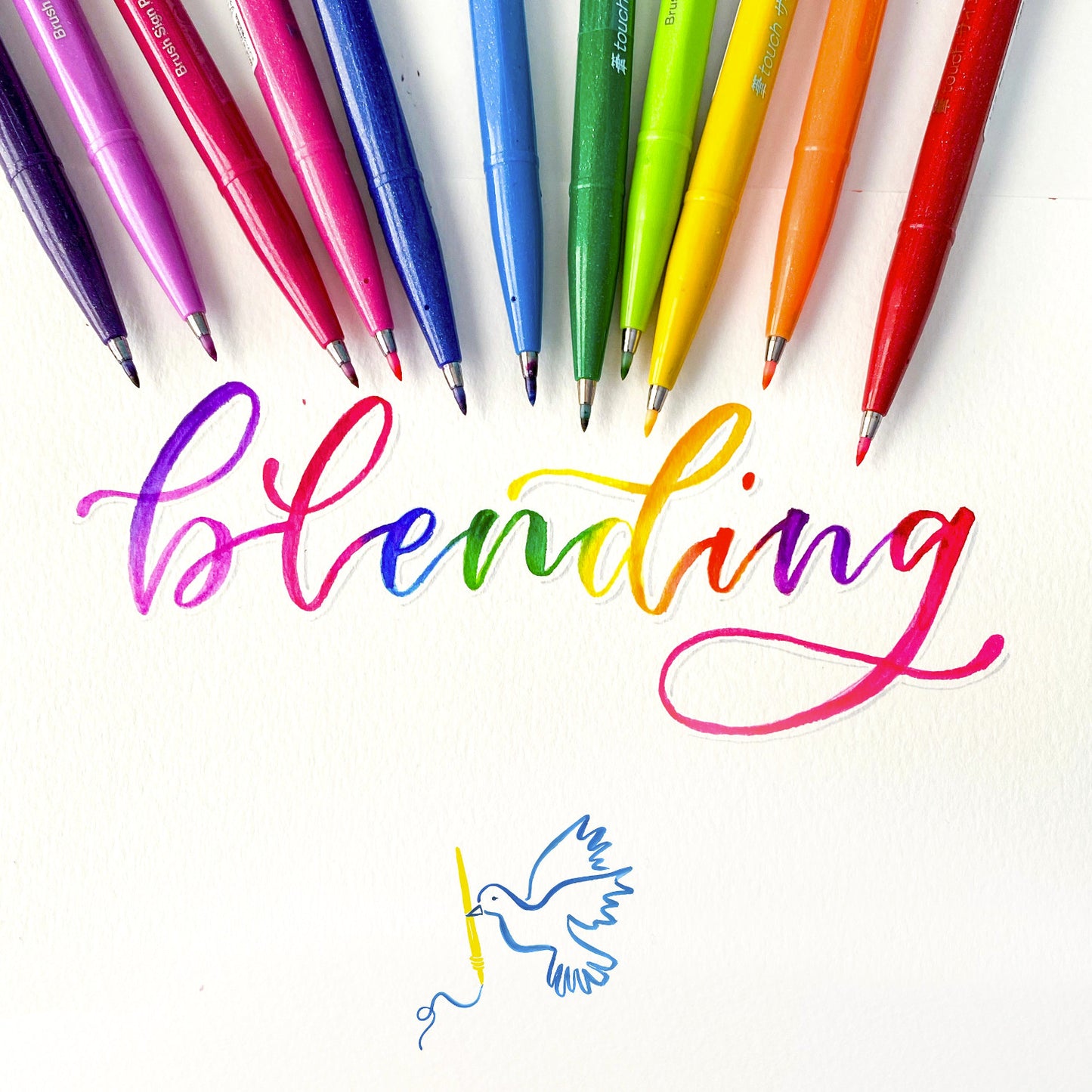 31 March 2022 - Brush Lettering Workshop in aid of the Ukraine Crisis