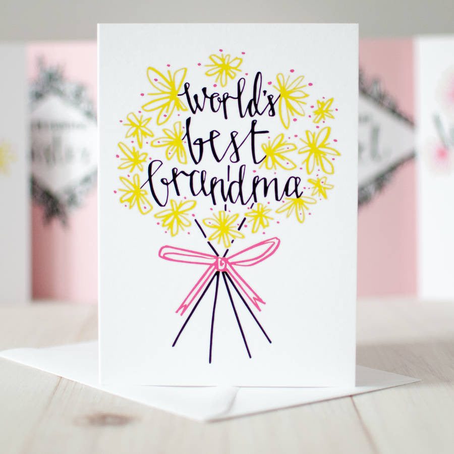 World's Best Grandma Card